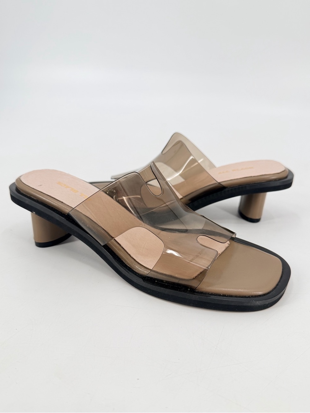 Anthropologie All Black Jelly Sandals 36